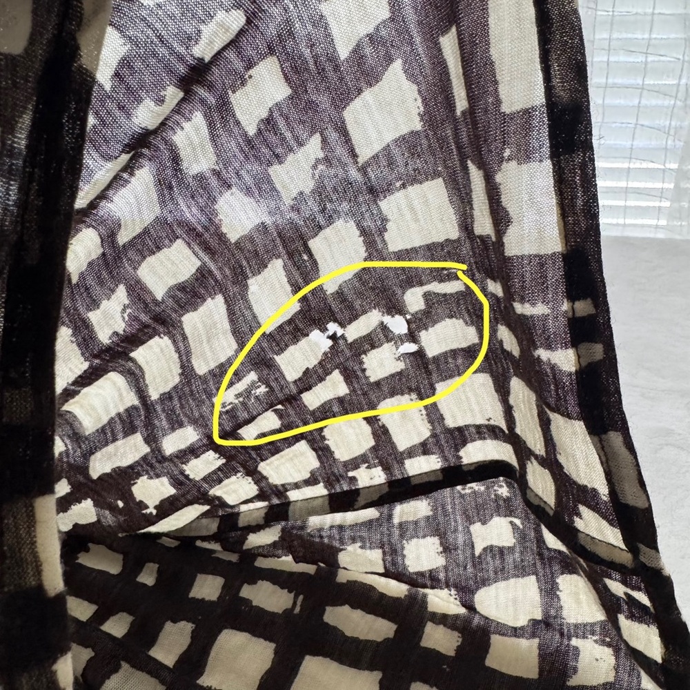 Samantha Sung Rare 100% Wool Audrey Dress Window Pane Geometric Squares Brown M - Picture 11 of 14